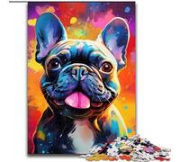 1000Pc Adults Jigsaw Puzzle French Bulldog Nebula 1000 Pieces Puzzle Gifts Challenging Brain Teaser for Teenagers, Perfect for Home Decor Or Gift (Size 26x38cm)