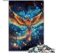 1000Pc Adults Jigsaw Puzzle Galaxy Bird of Phoenix Puzzles for Adults Perfect for Home & Office Decor, Parties, Birthdays (Szie 50x75cm)