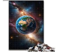1000Pc Adults Jigsaw Puzzle Galaxy Fantasy Planet Jigsaw Puzzle Made of Wood,Perfect for Teenagers & Collectors, Ideal Home Decor & Travel Gift 1000pcs(50x75cm)