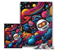 1000Pc Adults Jigsaw Puzzle Galaxy Planet 1000 Pieces Puzzles for Adults Family Interactive Game, Brain Teaser Gift, Educational Toy Size 26x38cm