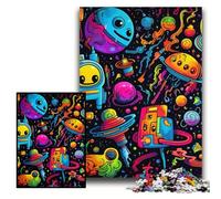 1000Pc Adults Jigsaw Puzzle Galaxy Planet 1000 Pieces Puzzles for Adults Family Interactive Game, Brain Teaser Gift, Educational Toy Size 26x38cm
