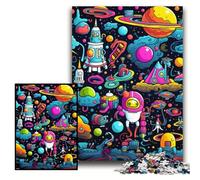 1000Pc Adults Jigsaw Puzzle Galaxy Planet Difficult Puzzles for Adults 26x38 cm Brain Challenge Gift, Educational Activity for Teenagers