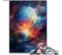 1000Pc Adults Jigsaw Puzzle Galaxy Planet Jigsaw Perfect for Teenagers, Family Bonding, Brain Teaser & DIY Home Decor Gift 50X75CM