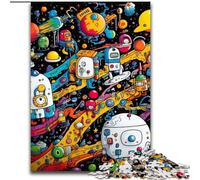 1000Pc Adults Jigsaw Puzzle Galaxy Planet Puzzle 1000Pieces Jigsaw Family Activity Game, Home Decor Wall Art (Size 50x75 cm)