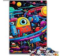 1000Pc Adults Jigsaw Puzzle Galaxy Planet Puzzle 1000Pieces Jigsaw Family Activity Game, Home Decor Wall Art (Size 26x38 cm)