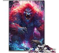 1000Pc Adults Jigsaw Puzzle Giant Gorilla Super Power Impossible Jigsaw Puzzles for Adults size 50x75cm Ideal for Family Fun, Relaxation