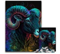1000Pc Adults Jigsaw Puzzle Goats Jigsaw Puzzles for Adults Gift for Men And Women, Daily & Special Occasion 26X38CM/10.23x14.96inch