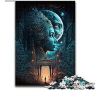 1000Pc Adults Jigsaw Puzzle God of Wisdom Jigsaw Puzzle Made of Wood,Ideal for And Family Fun for Holidays, Birthdays 1000pcs(50x75cm)