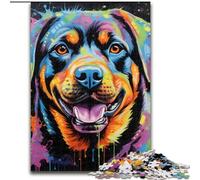 1000Pc Adults Jigsaw Puzzle Graffiti Painting Shark Puzzle 1000Pieces Jigsaw Family Activity Game, Home Decor Wall Art (Size 26x38 cm)