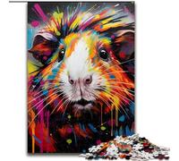 1000Pc Adults Jigsaw Puzzle Hairless Cat Graffiti Jigsaw Puzzles for Adults for Teenagers Age Group 14+, Home Decor (Szie 26x38cm)