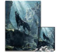 1000Pc Adults Jigsaw Puzzle Howl of The Ancients Jigsaw Puzzles for Adults Perfect for Halloween Christmas Birthday Gift 1000 PCS(75x50cm)