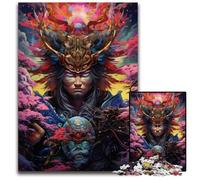 1000Pc Adults Jigsaw Puzzle Japanese Sakura Samurai Jigsaw Puzzles for Adults Relaxing Entertainment, Home Decor 1000 PCS(38x26cm)
