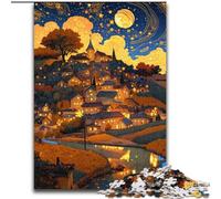 1000Pc Adults Jigsaw Puzzle Japanese Style Jigsaws 1000 Pieces for Adults Skill Level Beginner, Great for Birthday (Size 26x38cm)