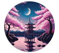 1000Pc Adults Jigsaw Puzzle Japanese Temple Jigsaw Puzzles Challenging Brain Teaser for Teenagers, Family Fun Interactive Game 1000pcs (67.5x67.5cm)