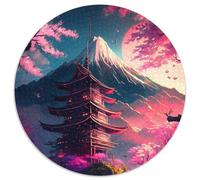 1000Pc Adults Jigsaw Puzzle Japanese Temple Jigsaw Puzzles for Teenagers & Teens, Ideal Birthday 67.5x67.5cm