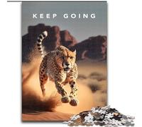1000Pc Adults Jigsaw Puzzle Keep Going Motivation Jigsaw Puzzles size 26x38cm Ideal for Teenagers & Collectors, Travel Gift, Family Activity