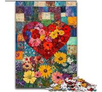 1000Pc Adults Jigsaw Puzzle Love Sunflower Puzzle Made of Wood Suitable for Birthdays, Halloween, Thanksgiving, Easter size 50X75CM