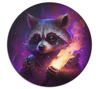 1000Pc Adults Jigsaw Puzzle Magic Raccoon 1000 Piece Jigsaw Family Interaction & Brain Challenge,Family Activity Challenge (67.5x67.5cm)