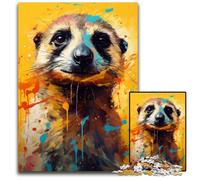 1000Pc Adults Jigsaw Puzzle Meerkat Colorful Jigsaw Puzzles for Adults Relaxing Entertainment, Home Decor 1000 PCS(38x26cm)