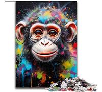 1000Pc Adults Jigsaw Puzzle Monkey Puzzle 1000Pieces Jigsaw Family Activity Game, Home Decor Wall Art (Size 26x38 cm)