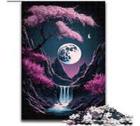 1000Pc Adults Jigsaw Puzzle Mount Fuji Japan Wooden Jigsaw size 50x75cm Interactive Family Game, Brain Challenge, Educational Toy