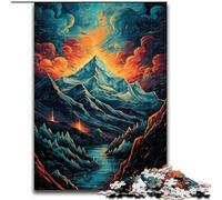 1000Pc Adults Jigsaw Puzzle Mountain Everest Jigsaw Puzzles Made of cardboard,Perfect for Christmas, Halloween, Easter, New Year 1000pcs(26x38cm)
