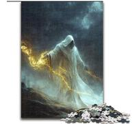1000Pc Adults Jigsaw Puzzle Mysterious Knight Puzzles for Adults 50X75CM for Home Decor, Ideal Christmas & New Year Gift for Teenagers