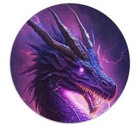 1000Pc Adults Jigsaw Puzzle Mystery Dragon Jigsaw Puzzles for Teenagers & Teens, Ideal Birthday 67.5x67.5cm