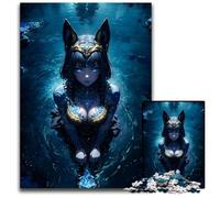 1000Pc Adults Jigsaw Puzzle Night Oasis Cleopatra Paper Jigsaw Puzzles for Adults DIY Home Decor Gift Brain Teaser Game 1000 PCS(38x26cm)