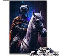 1000Pc Adults Jigsaw Puzzle Paint Holy Knight cardboard Jigsaw Puzzles for Adults size 26x38cm High-Difficulty Brain Teaser for Teenagers