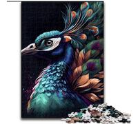 1000Pc Adults Jigsaw Puzzle Peacock Colorful 1000 Pieces Puzzles for Adults for The Whole for Women, Gifts for Men (Szie 50x75cm)