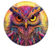 1000Pc Adults Jigsaw Puzzle Pink Owl Paper Puzzles for Birthdays, Christmas, Halloween, Thanksgiving, Easter (67.5x67.5cm)