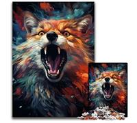 1000Pc Adults Jigsaw Puzzle Planet Color Fox Jigsaw Puzzles Challenging Brain Teaser Relaxing Toy for Teenagers 1000 PCS(75x50cm)