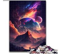 1000Pc Adults Jigsaw Puzzle Planet in Space Jigsaw for Teenager & Families, Perfect DIY Decor & Brain-Teasing Challenge (size : 26x38cm)