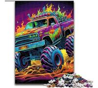 1000Pc Adults Jigsaw Puzzle Psychedelic Truck Puzzles 1000Pieces for Adults Family Game Night, Home Decor & Brain Training Gift (Size 26x38 cm)
