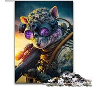 1000Pc Adults Jigsaw Puzzle Rat Troops Made of Wood, for Parents, Lovers, Friends - Age 14+ 50x75cm for Birthday Holiday Christmas
