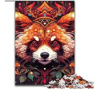 1000Pc Adults Jigsaw Puzzle Red Panda Impossible Jigsaw Puzzles for Adults size50x75cm Challenging Brain Teaser for Teenagers, Family Game Night Fun