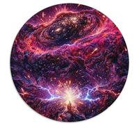 1000Pc Adults Jigsaw Puzzle Red Super Nova Cardboard Puzzles for Birthdays, Holidays & Home Decor (67.5x67.5cm)