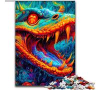 1000Pc Adults Jigsaw Puzzle Serpent Puzzles for Adults size 50x75cm Challenging Brain Teaser, Family Activity, Home Decor