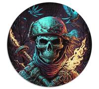 1000Pc Adults Jigsaw Puzzle Skeleton Pirate Jigsaw Puzzles for Adults Perfect for Teenager & Families, Ideal (67.5x67.5cm)