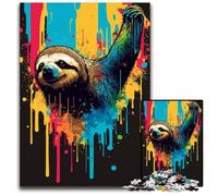 1000Pc Adults Jigsaw Puzzle Sloth Colourful Jigsaw Puzzles for Adults Gift for Men And Women, Daily & Special Occasion 50x75CM/19.68x29.52inch