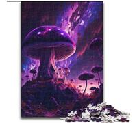 1000Pc Adults Jigsaw Puzzle Space Forest Mushroom 1000 Piece Jigsaw Puzzles for Adults Ideal Holiday Or Birthday Gift, Party Game Toy Size 26X38CM