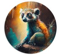 1000Pc Adults Jigsaw Puzzle Spirit Lemur Paper Puzzles for Birthdays, Christmas, Halloween, Thanksgiving, Easter (67.5x67.5cm)