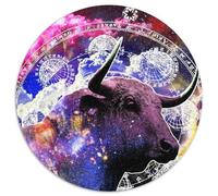 1000Pc Adults Jigsaw Puzzle Taurus Zodiac Wall Art Jigsaw Puzzles for Teenagers & Teens, Ideal Birthday 67.5x67.5cm