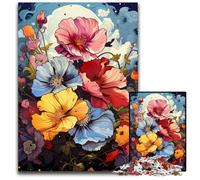 1000Pc Adults Jigsaw Puzzle The Colorful Psychedelia of Cistus Difficult Puzzles for Adults Ideal for Teenagers & Collectors Travel Gift Family Activity 1000 PCS(75x50cm)