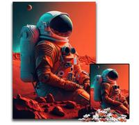 1000Pc Adults Jigsaw Puzzle The Martian Astronaut Puzzles for Adults for Teenagers & Family Fun - DIY Brain Teaser Game Gift 26X38CM/10.23x14.96inch