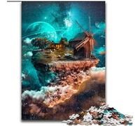 1000Pc Adults Jigsaw Puzzle Tiny Floating Island 1000-Piece Jigsaw Puzzle Idea, Humorous Artwork, Detailed Artwork size 50x75cm