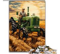 1000Pc Adults Jigsaw Puzzle Tractor Implements Jigsaw for Teenager & Families, Perfect DIY Decor & Brain-Teasing Challenge (size : 26x38cm)