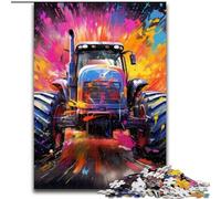 1000Pc Adults Jigsaw Puzzle Tractor Jigsaw Puzzles 1000Pieces for Adults with Family Interactive Game, for Ages 14+ (Size 26x38 cm)