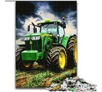1000Pc Adults Jigsaw Puzzle Tractor Puzzle 1000 Pieces Jigsaw for Family & Friends, Brain-Teasing Challenge (Size 50x75cm)